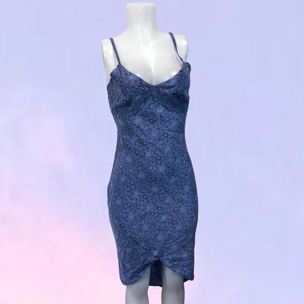 Vintage 90s y2k silk dress whimsygoth fairycore express